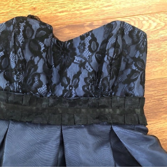 BCBGeneration Blue and Black Mini Dress - Picture 4 of 5